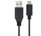 CABLE USB(A) 3.1 A USB(C) 1M NEGRO