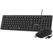 COMBO TECLADO RATON SUBBLIM BUSINESS SLIM SILENCIOSO CON CABLE USB