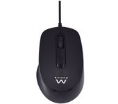 RATON EWENT OPTICO CON CLIC SILENCIOSO 1000 PPP NEGRO