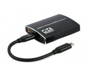ADAPTADOR USB-C A DOBLE HDMI 4K 60HZ NEGRO