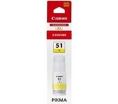 RECARGA TINTA ORIGINAL CANON GI 51 Y AMARILLO