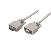 CABLE SERIE RS232 DB9 M-H AISENS BEIGE 1.8M BEIGE