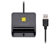 LECTOR TARJETA EXT AISENS DNI ASCR-SN02SD-BK NEGRO