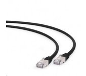 CABLE RED S-FTP GEMBIRD CAT 6A LSZH NEGRO 0,5 M