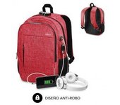 MOCHILA SUBBLIM URBAN LOCK BACKPACK 16" RED