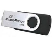 PENDRIVE 32GB USB-C 3.2 MEDIARANGE SILVER-BLACK