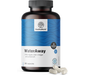 HealthyWorld® WaterAway – cápsulas para eliminación de agua, 180 cápsulas
