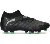 Puma - Bota de fútbol Future 8 Pro FG/AG, Unisex, Black-Silver-Fluo Green, 9 UK