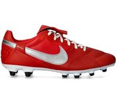 - Bota de fútbol The Nike Premier III FG, Unisex, Cinnabar-Metallic Silver-University Red, 9,5 USA