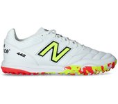 New Balance - Bota de fútbol 442 Pro Turf V2, Unisex, White, 7,5 USA