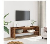 vidaXL Mueble De Tv Madera De Ingeniería Envejecida 120x40x40 Cm