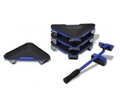vidaXL Juego De Transportador Y Elevador De Muebles Con Ruedas