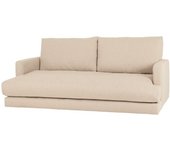 Decowood Sofá recto tono beige de 215x105cm