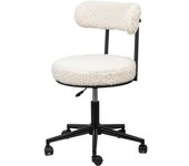 Nordlys Silla de escritorio en lana blanca