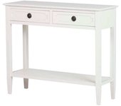 Adda Home Consola beige de madera 90x30x75cm