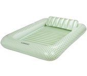 Flamingueo Flotador gigante tumbona pvc verde