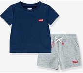 LEVIS KID'S Conjunto camiseta + short Batwing LEVI'S® para bebé azul marino