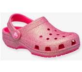 Zuecos Classic Iridescent CROCS(TM) infantiles rosa