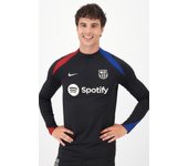 Sudadera FC Barcelona Entreno 24/25 - Negro - Fútbol Hombre talla M