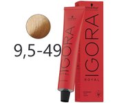Schwarzkopf - Tinte Permanente Igora Royal 9,5-49 Nude Pastel 60 ml 5055 5055 4045787200485 Royal SCHWARZKOPF
