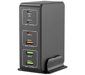 Stablecam Cargador Rápido 6 En 1 Usb-a Y Usb-c Para Drones 120w