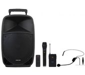 Fonestar Altavoz Portátil Malibu-312 Con Micrófono 250w