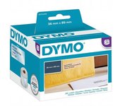 Dymo Etiqueta Etiquetas De Dirección Grandes 99013 Transparentes 36x89 Mm 260 Unidades