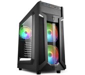 Sharkoon Caja Torre Pc Vg6-w Rgb Crystal