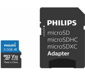 Philips Tarjeta De Memoria Microsdxc 512gb Class 10 Uhs-i U3