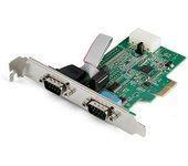 Startech Tarjeta De Expansión Pcie Pci-e De 2 Puertos Rs232