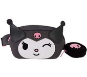 Loungefly Riñonera Negra De Kuromi