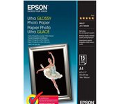 Epson Papel Fotográfico A4 Ultrabrillante 15 Hojas 300gr