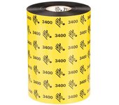 Zebra Cinta Cinta 3400 Cera Caja De 6 110 Mm