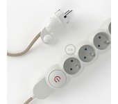 Creative Regleta M1f4b03rn01 Cable De Lino Rn01 3 M