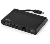 Startech Adaptador Usb-c Hdmi Y Vga 1xa Gbe