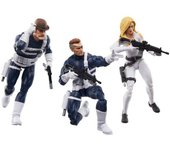Hasbro Figura De La Serie Leyendas Dum Dum Dugan Nick Fury Y Sharon Carter