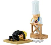 Banpresto Figura Coleccionable Mundial Sanji Y Zeff 2 Wcf Log Series One Piece 8 Cm