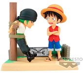 Banpresto Figura De Colección Mundial Historias De Troncos Luffy Y Zoro One Piece 7 Cm