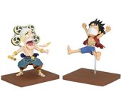 Banpresto Figura Coleccionable De Monkey D Luffy Y Enel World One Piece 7 Cm