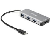 Startech Hub Lector Usb-c De 3 Puertos 3x Usba Y Sd