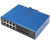 Digitus Switch 8+4 10g Uplink Port L3 Managed Gigabit Poe