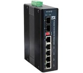 LevelOne Switch Industrial 4 Ports 10/100/1000 Poe + 1 Sfp + 1 Combo