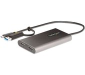 Startech Adaptador Doble De Usb-c A Hdmi