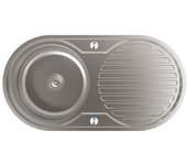 Edesa Fregadero Con Escurridor K2 Se 84 1c1e 84x44x18 Cm