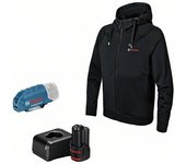 Bosch Chaqueta Calefactada Ghh 12 + 18v Xa + Gaa 12v-21 + Gba 12v 2.0