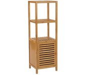 Andrea House Mueble De Baño De Bambú 36x33x110 Cm