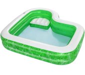 Bestway Piscina Inflable Con Asiento 231x231x51 Cm Green / White 231x231x51 cm unisex