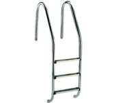 Astralpool Escalera De Piscina Estándar Aisi304 5 Escalones Inox / Black One Size unisex