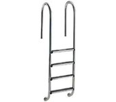 Astralpool Escalera De Piscina Muro Aisi316 De 3 Peldaños De Lujo Inox / Black One Size unisex