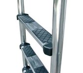 Astralpool Escalera De Piscina Mixto Aisi316 5 Peldaños Luxe Inox / Black One Size unisex
